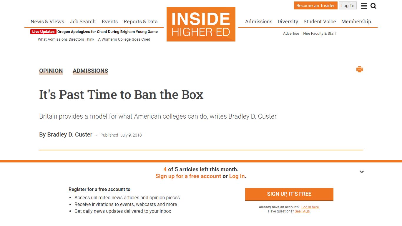 It's time for colleges to stop asking applicants about criminal records ...
